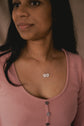 Alana Initial & Date Necklace